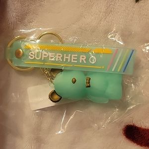 Acrylic bear keychain